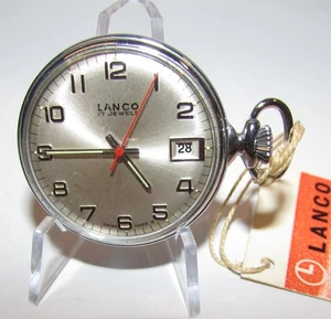 LANCO Armbanduhr 70er Jahre NOS Tasche - Bild 1 von 6