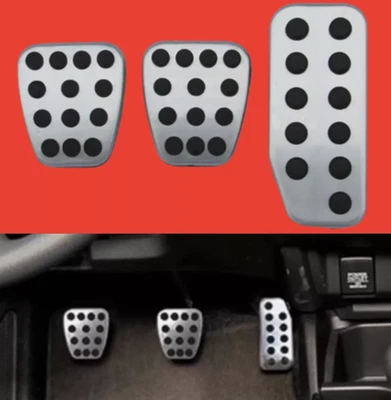 Juego de pedales manuales para Honda Fit 2009-2020 kit de cubierta de pastillas de pedal de embrague de freno de gasolina Foto 1 de 4