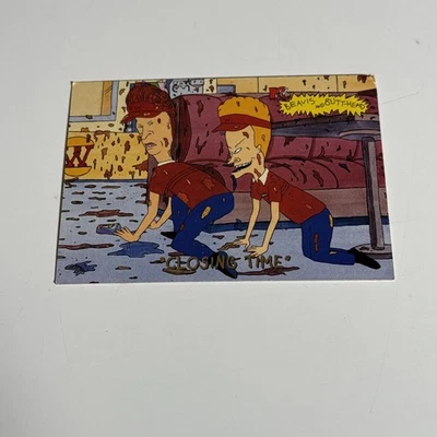 1994 Ultra Fleer MTV Beavis & Butthead “closing Time ” 4669 Card - Image 1 of 2