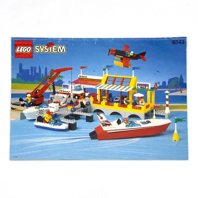 Lego 6543 Sail N' Fly Marina 1994 - Manual Instructions Only - Image 1 of 2