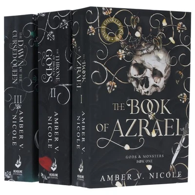 Gods and Monsters Trilogy by Amber V. Nicole – 3 Book Set (Paperback Fiction Col — 第 1/2 张图片