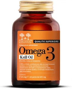 OMEGA 3 KRILL OIL  - 100% Naturale Da Puro Olio Di Krill Antartico Con Colina E  - Foto 1 di 12