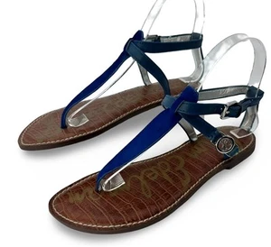 Sandalias planas Sam Edelman Galia con correa en T para mujer nuevas/sin caja - Imagen 1 de 4