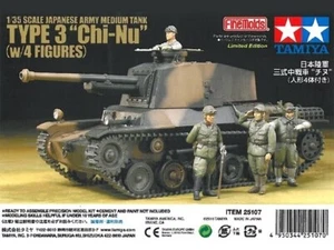 Tamiya 1/35 Japonais Type 3 M Chi-Ri avec Métal Canon Maquette de Tank Kit - Photo 1 sur 1