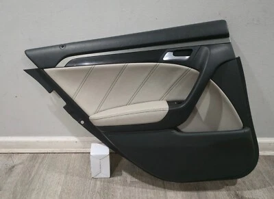 Panel de puerta trasero izquierdo del lado del conductor Acura TL Type s 2007-2008 negro/gris OEM Foto 1 de 4