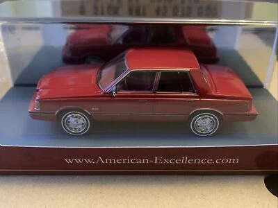 DODGE ARIES K-CAR 1/43 RESIN CAR MODEL BY NEO - AMERICAN EXCELLENCE - 1 OF 500 - Image 1 of 4