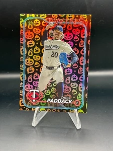 2024 Topps Update Jack-O-Lantern Foil Chris Paddack US14 Rookie - Bild 1 von 2