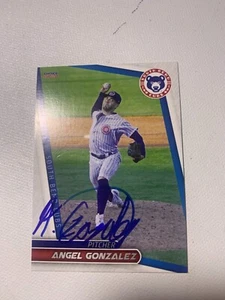 Angel Gonzalez 2024 Signed Card South Bend Cubs IP Auto - Picture 1 of 1