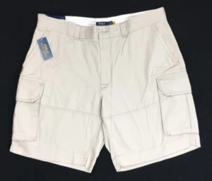Men's Polo Ralph Lauren Core Beige Cargo Shorts 42 NEW Classic Polo Chino $89+ - Picture 1 of 5