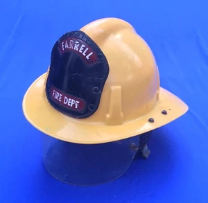 Antique MSA Fire Helmet with Riot Protection System with Leather Front - Picture 1 of 11