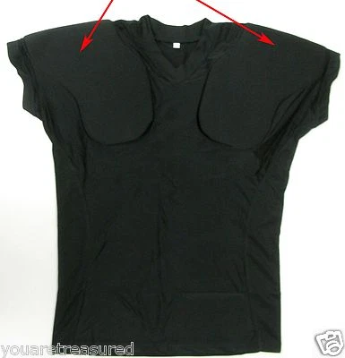 ACHAEAN YOUTH PADDED SHIRT Chest Shoulder Collarbone PROTECTION Boys Sports Gear Armor