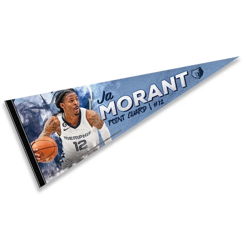 Memphis Grizzlies Morant Full Size Pennant Flag Banner Cover