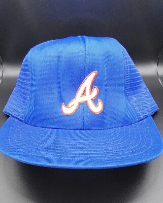 RARO De colección Auténtico MLB Atlanta Braves Gorra Gorra Snapback Camionero Malla Nuevo de Lote Antiguo Foto 1 de 4
