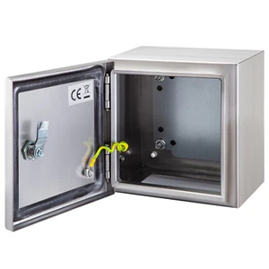 16x16x8" Electrical Enclosure Box Stainless Steel NEMA 4X IP65 Waterproof - Picture 1 of 12