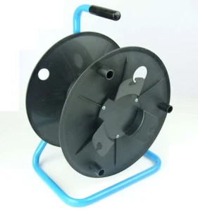 Adam Hall K3CD104 Leer Kabeltrommel Small Kunststoff Trommel auf Stahlrahmen - Picture 1 of 10