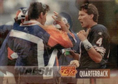 1995 Sportflix #54 Steve Walsh - Image 1 of 2