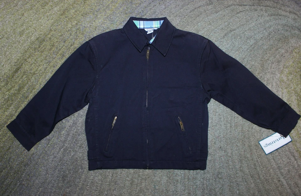 Hartstrings мальчиков темно-синий сплетенный куртка - размер 5-6 - новый с Ярлыками - Изображение 1 из 4
