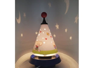 Carrousel projiziert Sternenhimmel ins Kinderzimmer Projektionslampe Nachtlicht - Bild 1 von 4