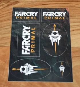 Far Cry Primal Aufkleber Set Promo Sticker Set PS4 XBox One FarCry - Bild 1 von 6