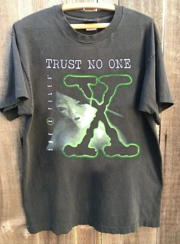 The X Files Trust No One short sleeve charcoal color Tshirt Men Women S-5XL - Image 1 of 2