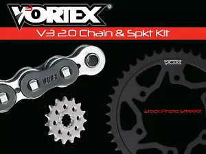 Vortex 520 Chain and Sprocket Kit 15-45 Tooth CK6291 For Suzuki GSX-R600 06-10 - Picture 1 of 4