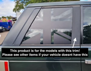 Par de vinilos/calcomanías/gráficos para ventana trasera Vogue Range Rover L322 - Imagen 1 de 12