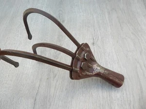 Vintage Cultivator Hoe Head claw 3 three Prong tines. ⚡Made in England⚡ - Picture 1 of 9