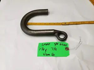LMHE 111922 4300-lb Steel Foundry Lifting J-Hook 1-1/4" x 7-1/2" Reach MADE USA - Picture 1 of 4