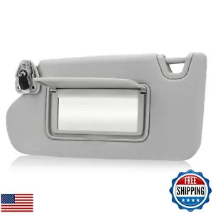 Gray Driver Left Side Sun Visor Replacement Compatible with 2013 2014 2015 20 - Picture 1 of 5