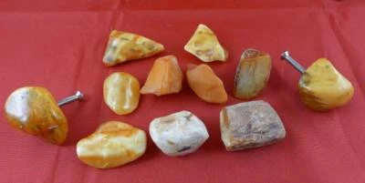 94,6 Gramm 11 natural Baltic Butterscotch Amber Roh Bernsteine - Bild 1 von 4