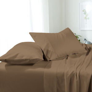 Luxury Bed Sheet Set- Solid Brushed Microfiber Wrinkle-Free sheet sets 
