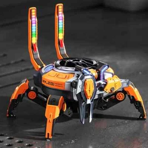 Crab Mini Altoparlante Bluetooth Subwoofer Wireless TWS Stereo Portatile Luce Ritmo - Foto 1 di 26