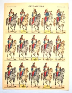 IMAGE D'EPINAL PELLERIN  CUIRASSIERS  N°86  ANCIENNE   chevaux - Picture 1 of 1