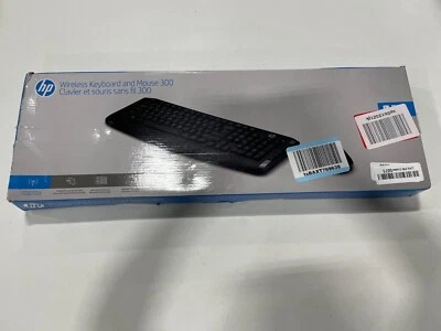 HP Wireless Keyboard and Mouse 300, Black - Image 1 of 2