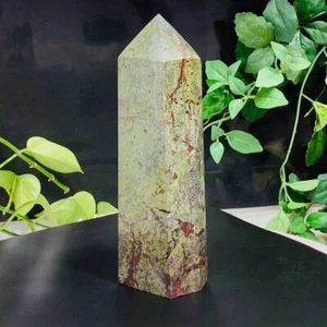 1288g Natural Dragonblood Stone Crystal Obelisk Quartz Wand Point Tower Healing - Picture 1 of 12