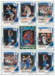 Lotto carte Thunder Basketball - Dort Holmgren Williams Shai Caruso (9 carte) OT1 - Foto 1 di 1