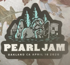 PEARL JAM 18. APRIL 2020 OAKLAND CALIFORNIA KONZERT AUFKLEBER - Bild 1 von 1