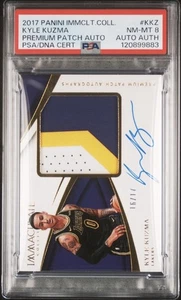 2017-18 Immaculate Kyle Kuzma RPA GOLD RC Lakers Prime Patch Rookie SP 4/10 PSA - Bild 1 von 4