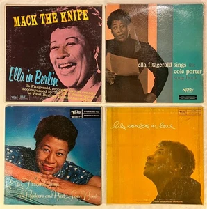 LOT of 4 Ella Fitzgerald Vinyl Records~Mack The Knife~Cole Porter~Rodgers & Hart - Imagen 1 de 5
