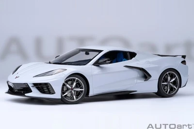 Chevrolet Corvette C8 Stingray Z51 2021 Ceramica Matrix Grigio 1:18 Autoart - Immagine 1 di 4