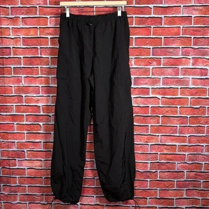 Pink by Victoria's Secret Parachute Cargo Trainingshose Schwarz Größe Small Neu mit Etikett - Bild 1 von 6