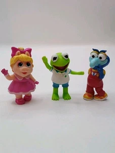 Personaggi Muppet Babies 2,5", cake topper, giocattoli Kermit Miss Piggy Gonzo - Foto 1 di 16