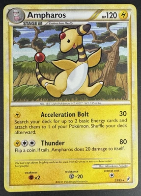 Ampharos 23/95 Regular Rare - HG&SS Call of Legends - Pokémon TCG - VLP - Image 1 of 3