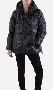 Vince Camuto gefütterte Jacke Damen Wintermantel Kapuze warm Gr. Small Neu mit Etikett - Bild 1 von 12