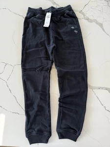 New NWT Abercrombie Kids Essential Icon Jogger Sweatpants Black Size 9/10 - Picture 1 of 4
