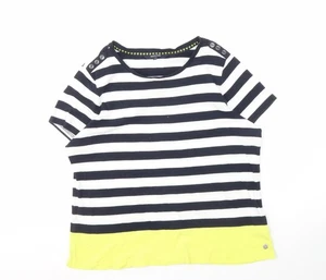 Maine New England Women's Multicoloured Striped T-Shirt - Picture 1 of 12