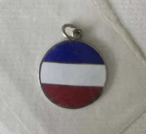 WWII Army Ground Forces DI Unit Crest Sterling Silver Charm - Picture 1 of 3