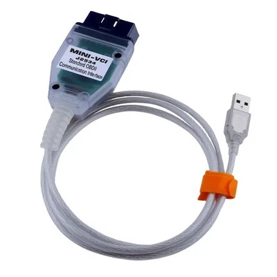 Mini vci j2534 Cable v18.00.008, obd2 Scanner Adapter for gm tech 2, obdlink ... - Image 1 of 4