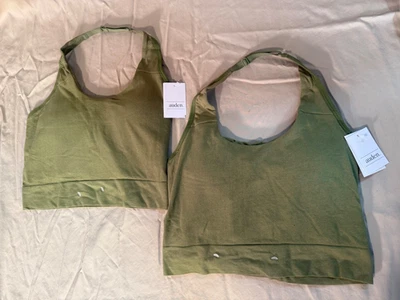 Bralette Halter 2-Auden Mujer Grande Ligeramente Forrado Almohadillas Extraíbles Verde Grande Foto 1 de 4