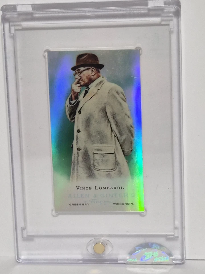 2011 ETOPPS Allen & Ginters Super Bowl Champions Vince Lombardi Card 729 / 999 - Image 1 of 4